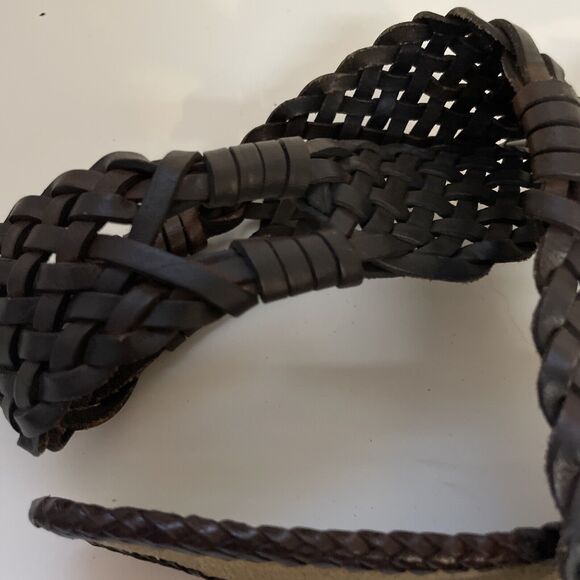 Unique Vintage The Divine Tribe NYC Leather Belt- Decorative Buckle, USA made, S main image 6